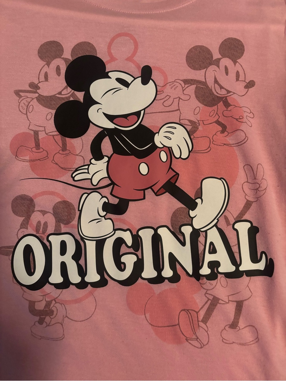Disney Black Sleeveless Terry Polo Embroidery Dress and pink Mickey tee shirt - Picture 5 of 11